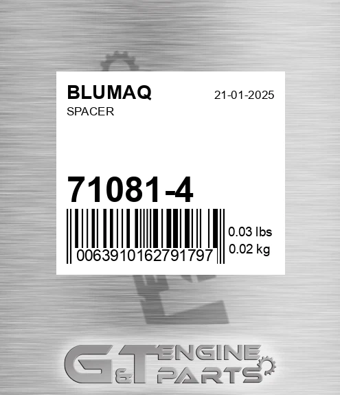 71081-4 Spacer