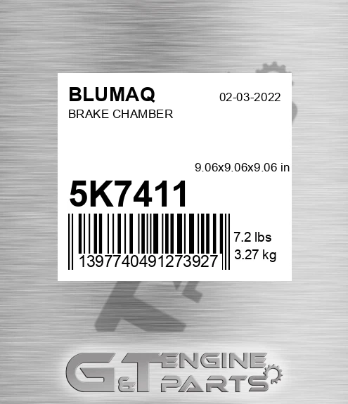 5K-7411 Brake Chamber for BLUMAQ