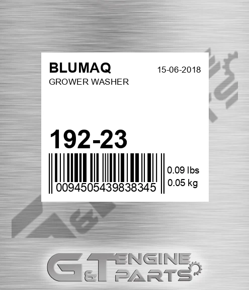 192-23 BLUMAQ Grower Washer