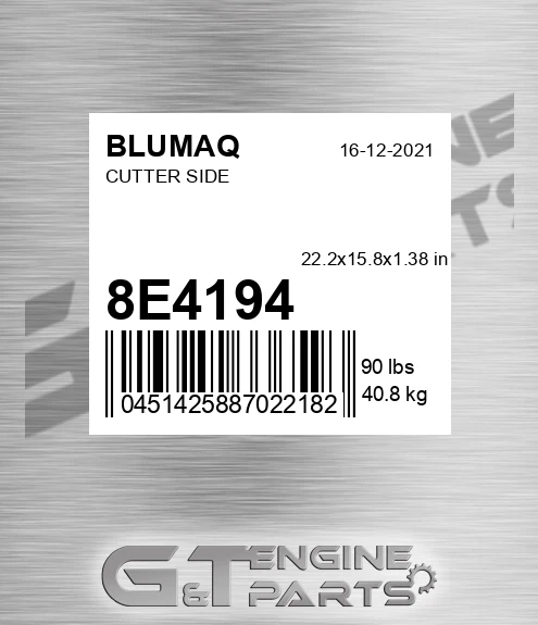8E-4194 Cutter Side for BLUMAQ