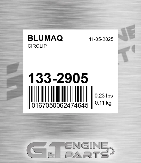 133-2905 Circlip for BLUMAQ