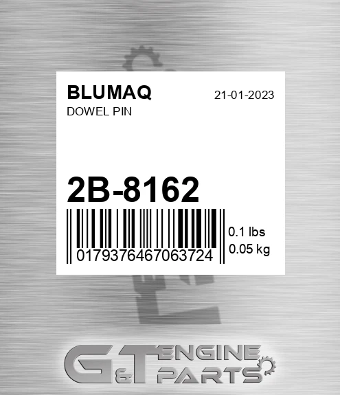 2B-8162 Dowel Pin