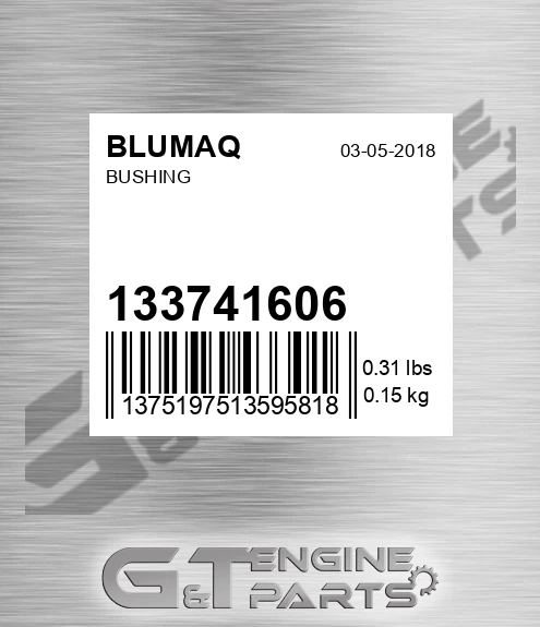 133741606 BLUMAQ Bushing