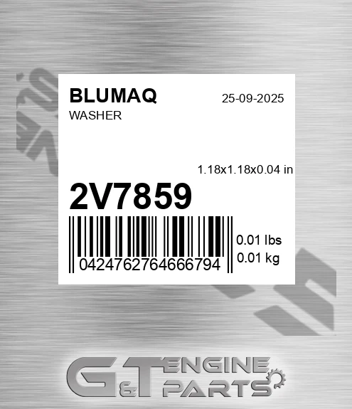 2V-7859 Washer