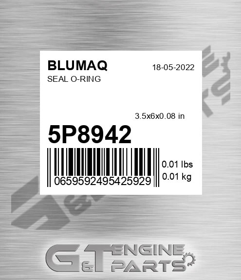5P-8942 Seal O-ring for BLUMAQ