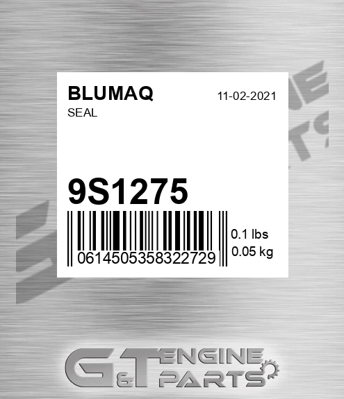 9S-1275 Seal for BLUMAQ