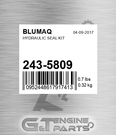 243-5809 Hydraulic Seal Kit for BLUMAQ