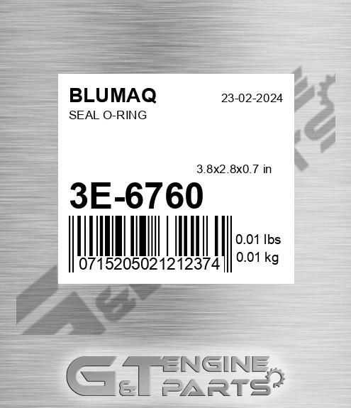 3E-6760 Seal O-ring