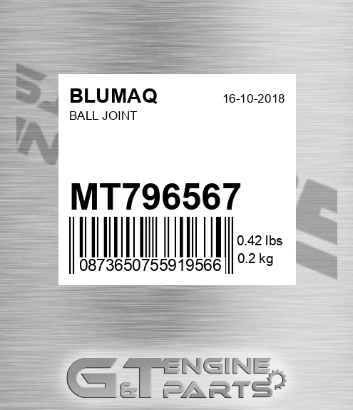 MT796567 Ball Joint for BLUMAQ