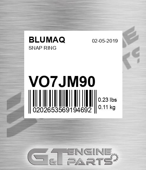 VO7JM90 Snap Ring for BLUMAQ