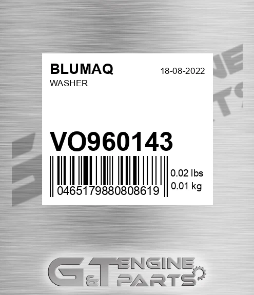 VO960143 Washer for BLUMAQ
