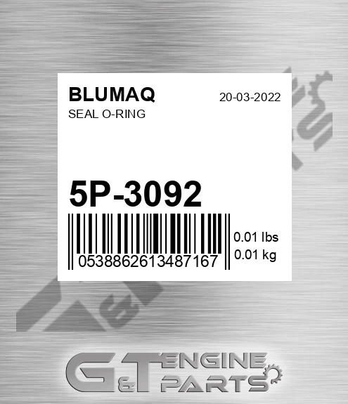 5P-3092 Seal O-ring for BLUMAQ