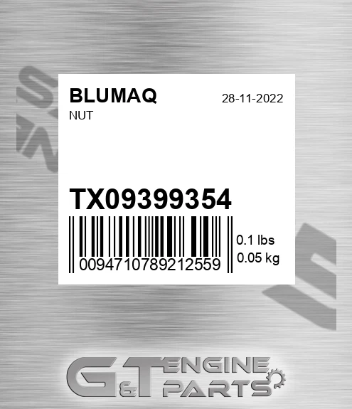 TX09399354 Nut for BLUMAQ