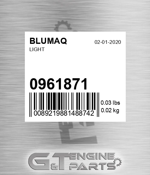 096.1871 Light for BLUMAQ