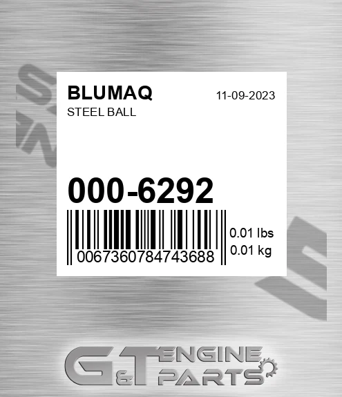 000-6292 Steel Ball for BLUMAQ