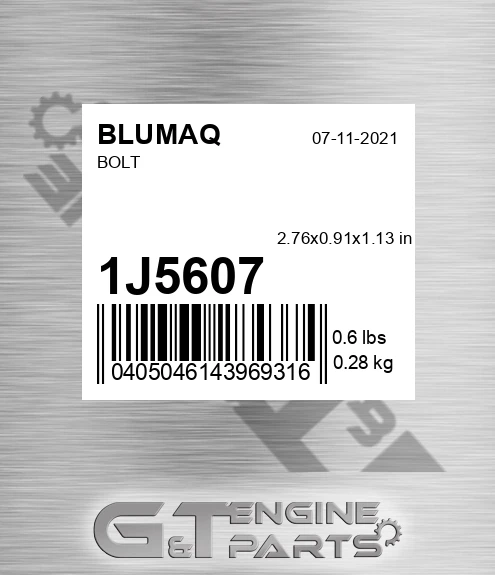 1J-5607 Bolt for BLUMAQ