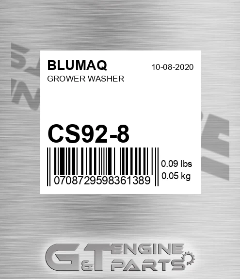 CS92-8 Grower Washer