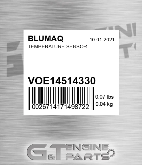 VOE14514330 Temperature Sensor for BLUMAQ