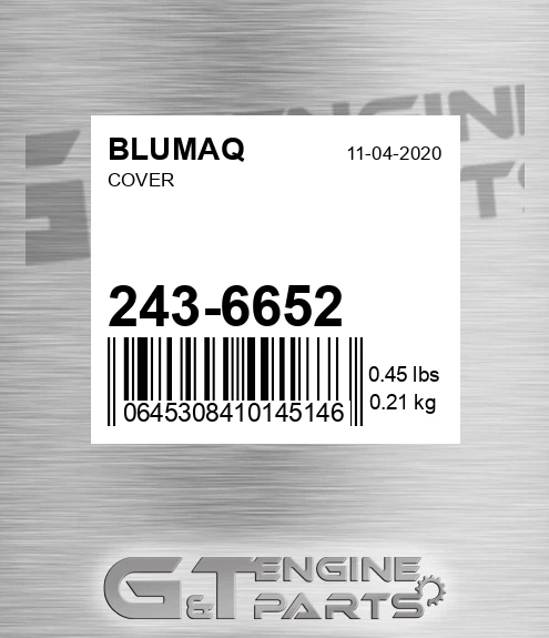 243-6652 Cover for BLUMAQ