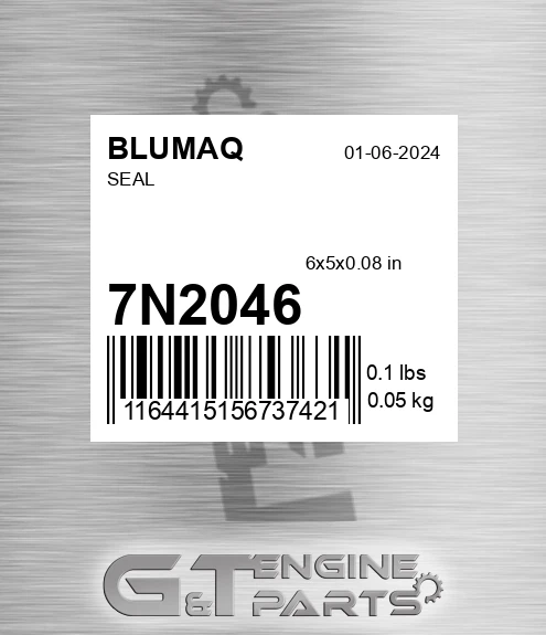 7N-2046 Seal for BLUMAQ