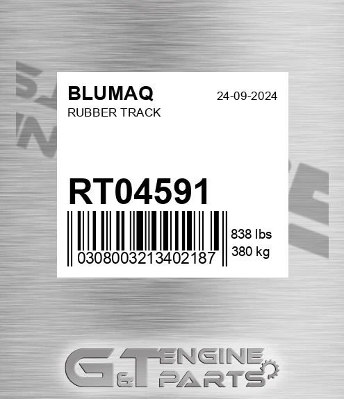 RT04591 BLUMAQ Rubber Track