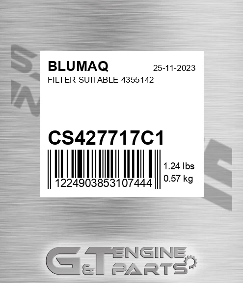 CS427717C1 Filter Suitable 4355142