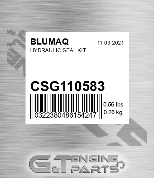 CSG110583 BLUMAQ Hydraulic Seal Kit