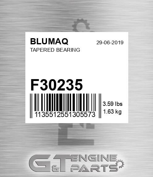 F30235 BLUMAQ Tapered Bearing