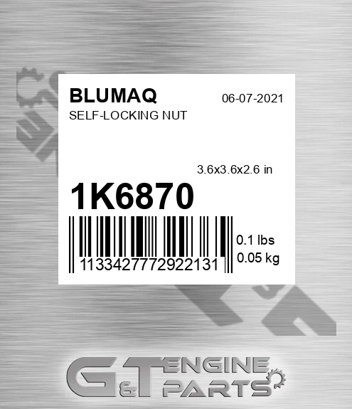 1K-6870 Self-locking Nut