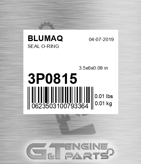 3P-0815 Seal O-ring for BLUMAQ