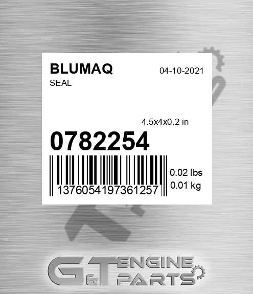078-2254 Seal for BLUMAQ