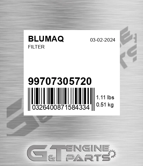 99707305720 Filter for BLUMAQ