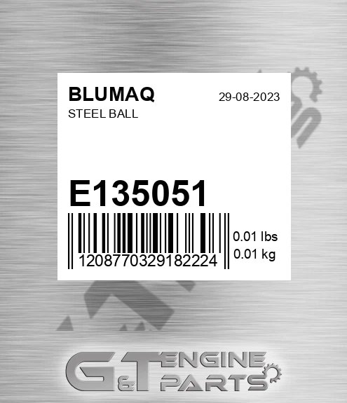 E135051 Steel Ball