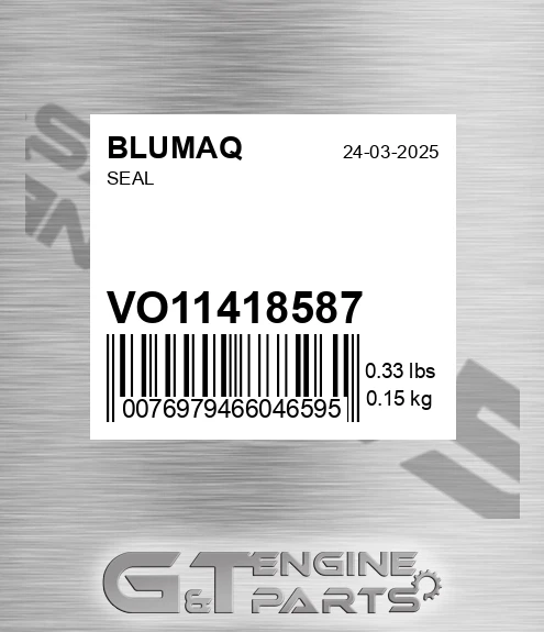 VO11418587 Seal for BLUMAQ