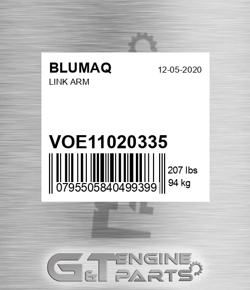 VOE11020335 Link Arm for BLUMAQ