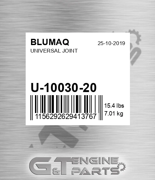 U-10030-20 Universal Joint for BLUMAQ