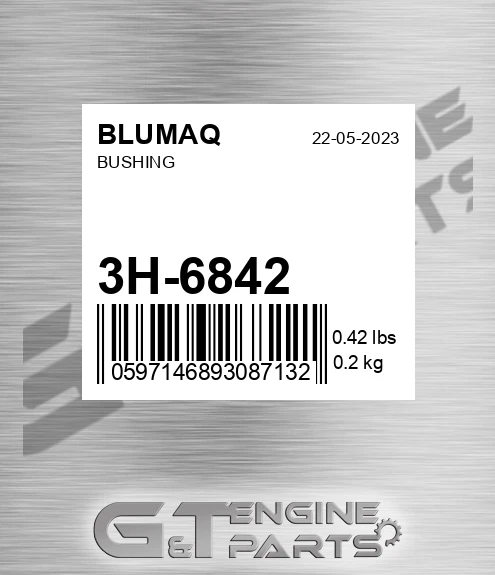3H-6842 Bushing for BLUMAQ