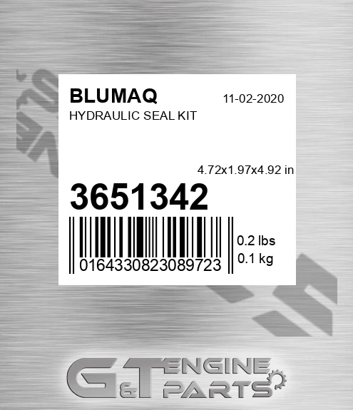 365-1342 Hydraulic Seal Kit for BLUMAQ