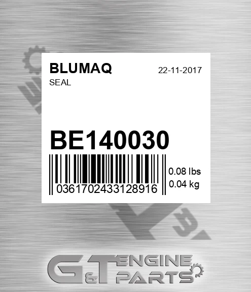 BE140030 BLUMAQ Seal