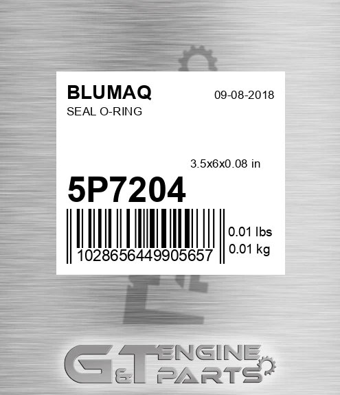 5P-7204 BLUMAQ Seal O-ring