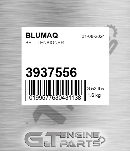 3937556 BLUMAQ Belt Tensioner