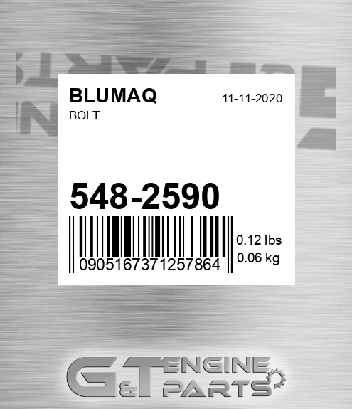 548-2590 Bolt for BLUMAQ