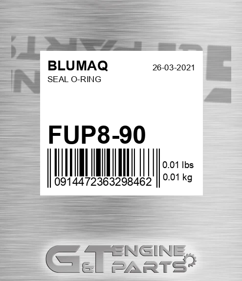 FUP8-90 Seal O-ring for BLUMAQ