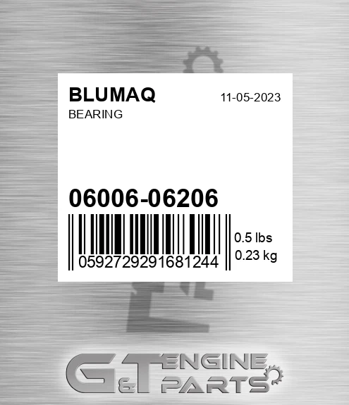 06006-06206 Bearing for BLUMAQ