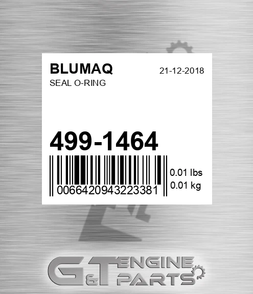 499-1464 BLUMAQ Seal O-ring