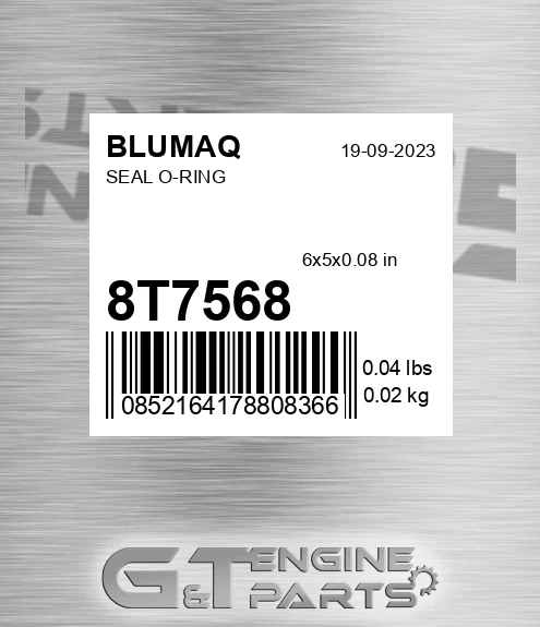 8T-7568 Seal O-ring