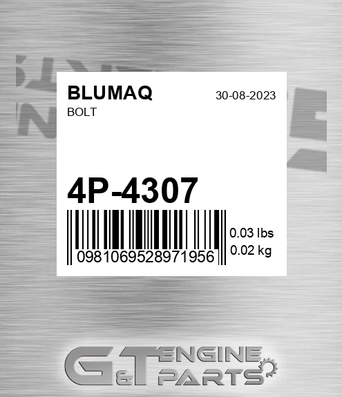 4P-4307 Bolt