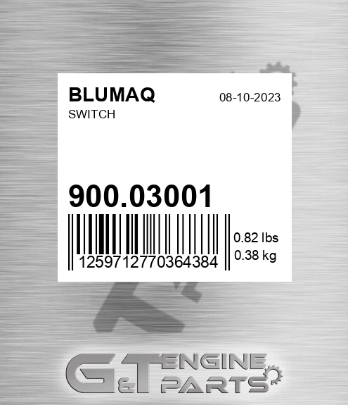 900.03001 Switch for BLUMAQ