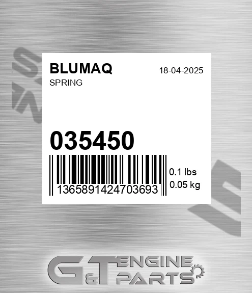 035.450 Spring for BLUMAQ
