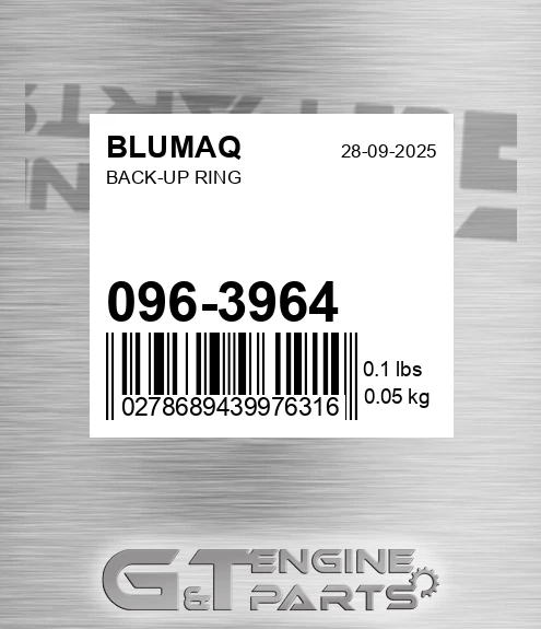 096-3964 Back-up Ring for BLUMAQ